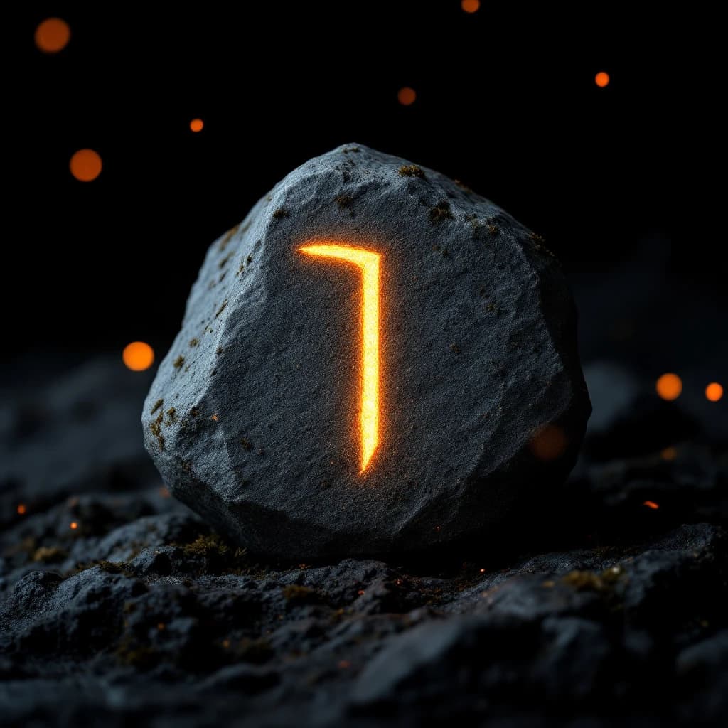 Nauthiz rune stone