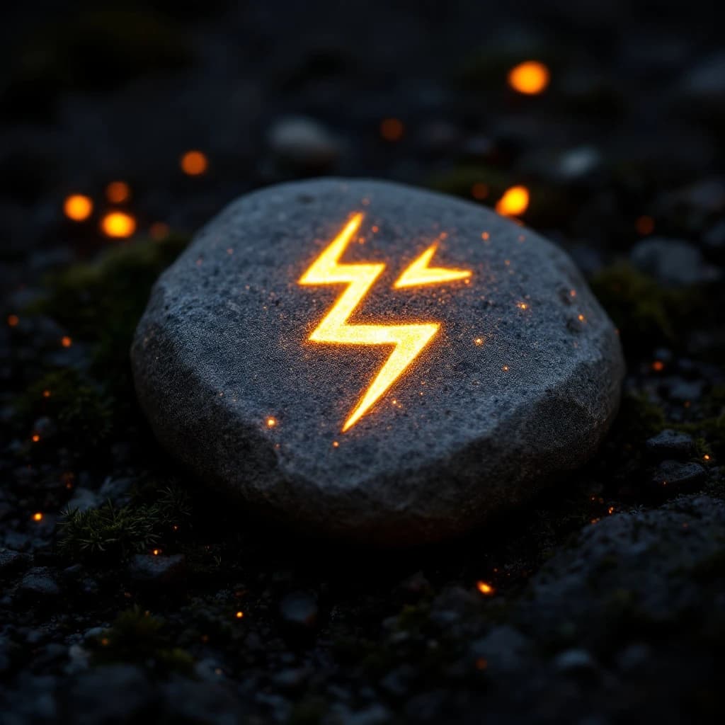 Sowilo rune stone