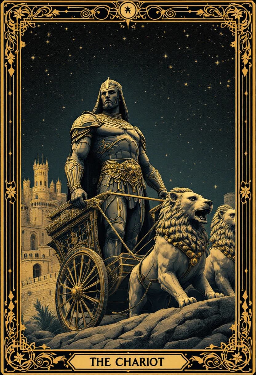 The Chariot tarot card