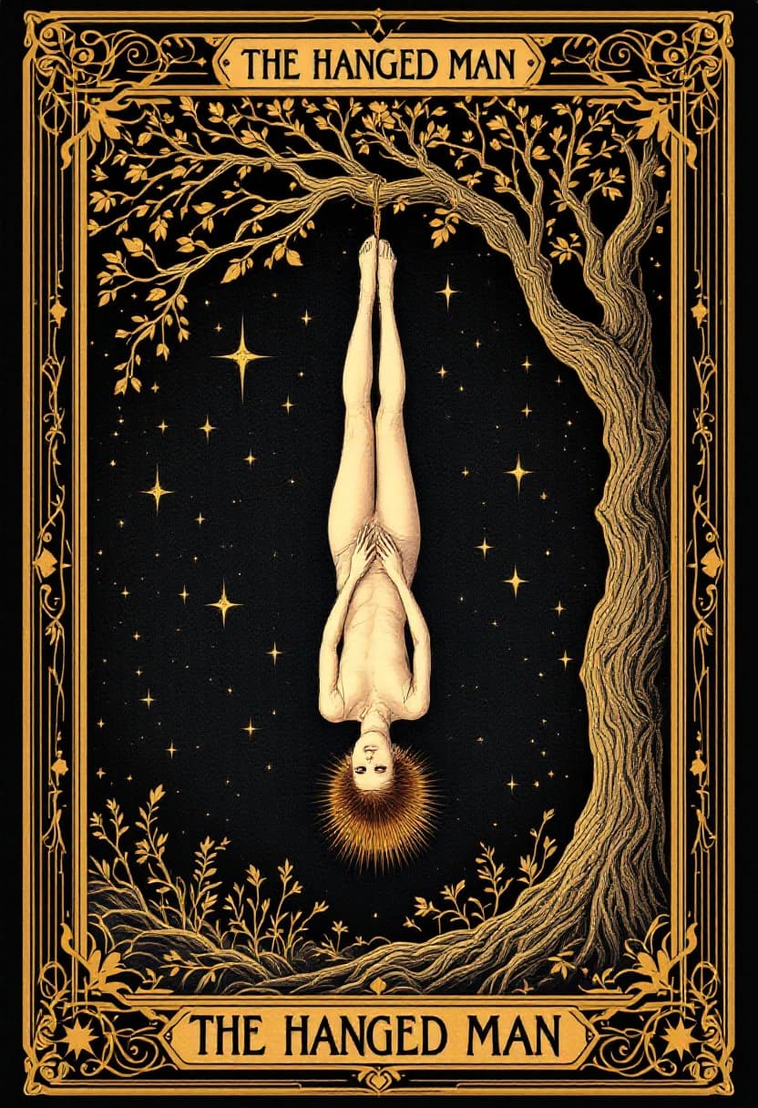 The Hanged Man tarot card