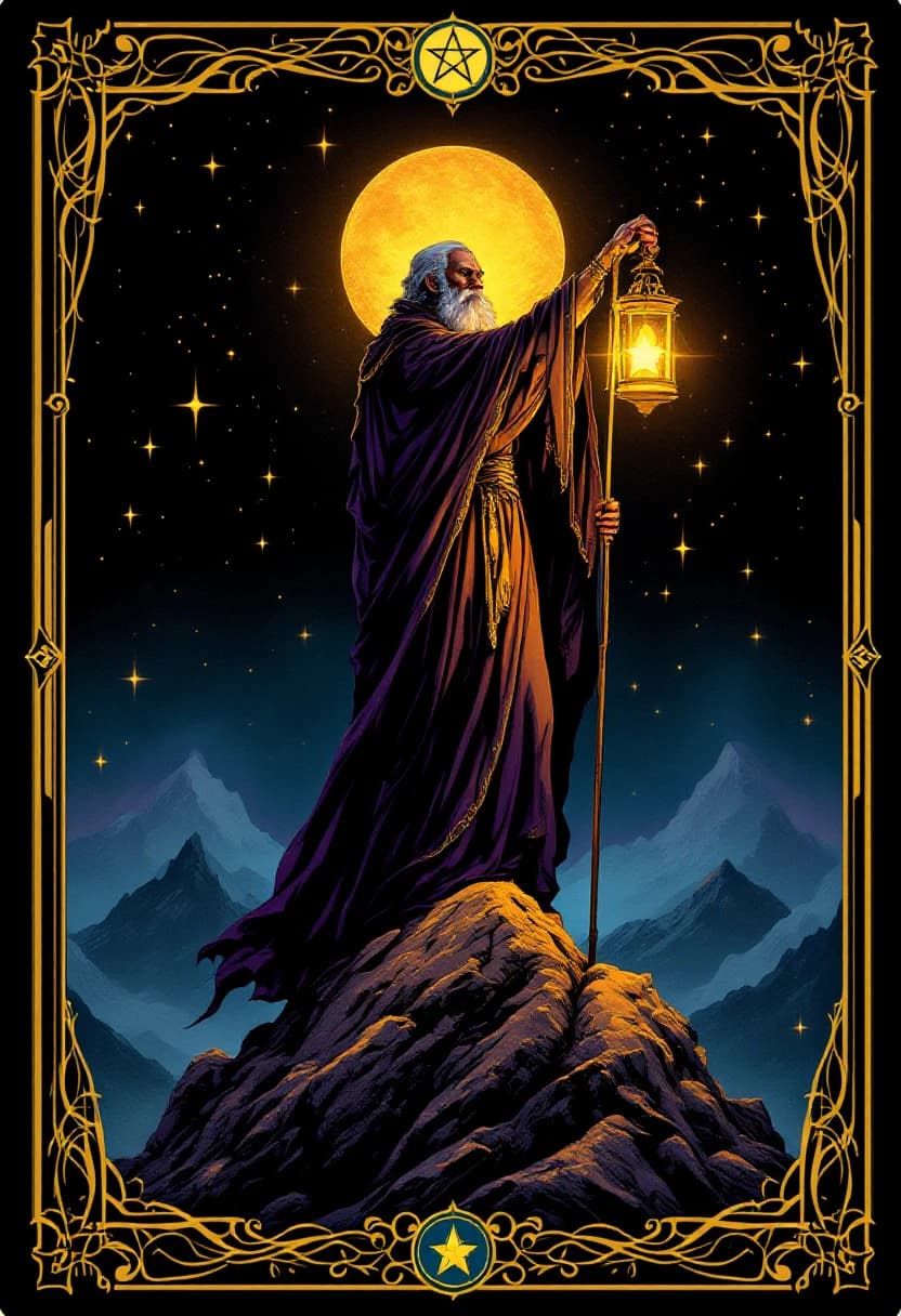 The Hermit tarot card