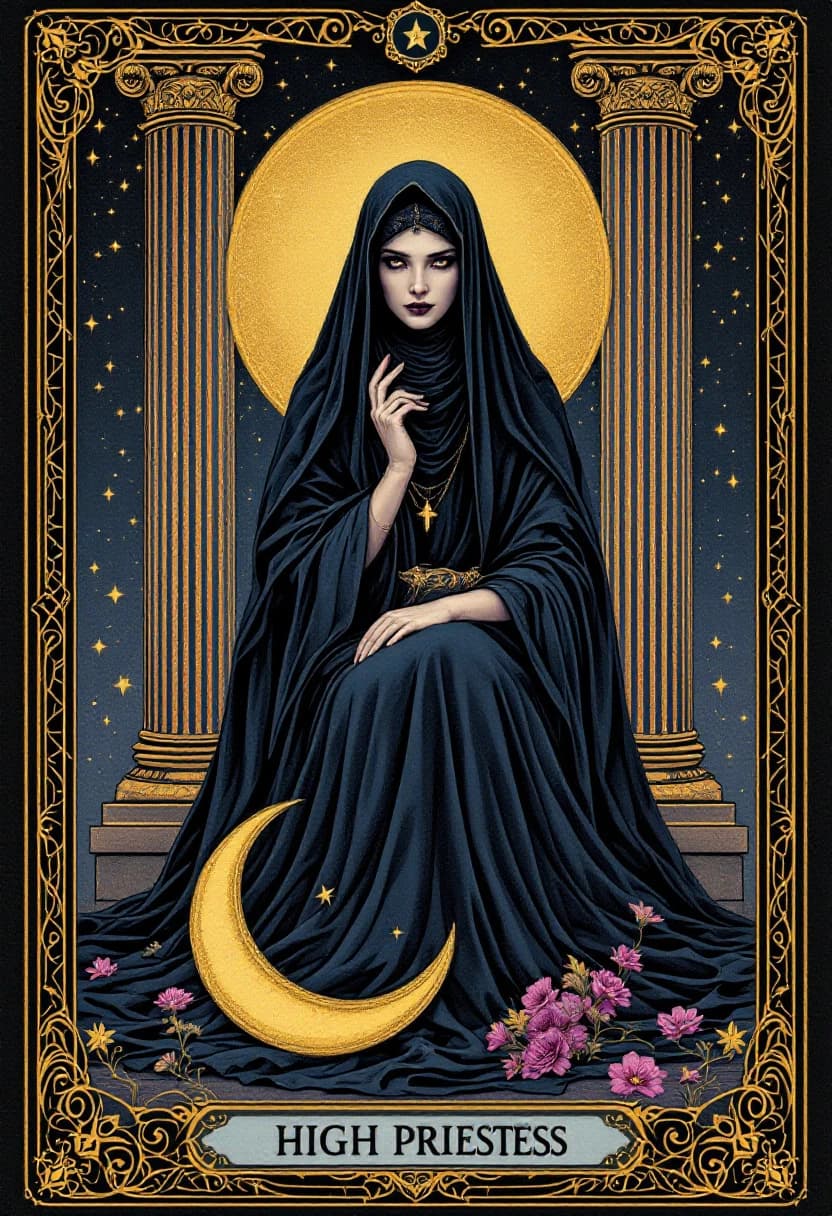 The High Priestess tarot card