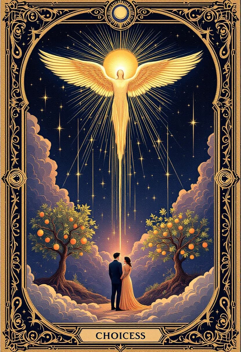 The Lovers tarot card