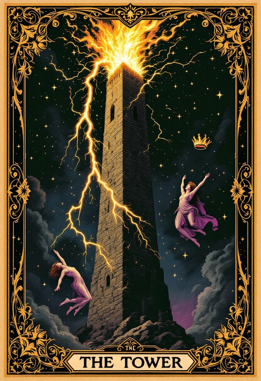 The Tower tarot card