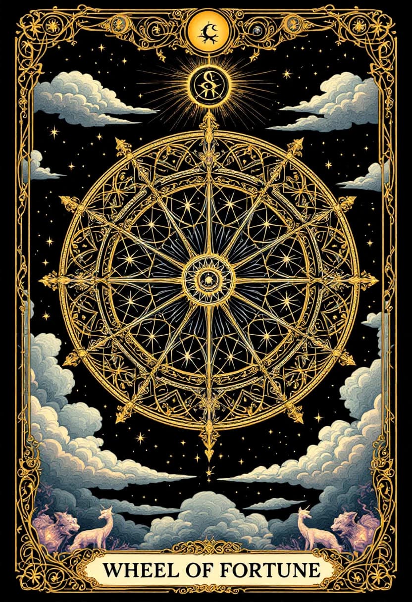 Wheel of Fortune tarot card